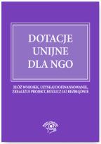 Okładka książki Dotacje unijne dla NGO