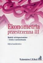 Okładka książki Ekonometria przestrzenna III