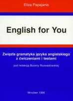 Okładka książki English for you