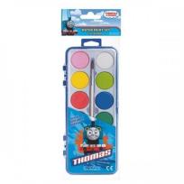 Opakowanie Farby akwarelowe 12 kolorów Tomek i przyjaciele