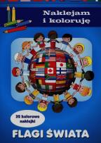 Okładka książki Flagi świata naklejam i koloruję