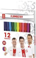 Opakowanie Flamastry 12 kolorów PZPN