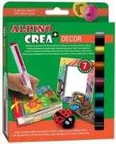 Opakowanie Flamastry Crea+ Decor 7 kolorów ALPINO