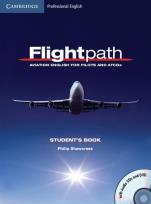 Okładka książki Flightpath: Aviation English for Pilots and ATCOs Student's Book + 3CD + DVD