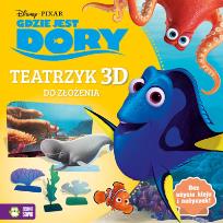 Okładka książki Gdzie jest Dory? Teatr 3D. Wypychanki
