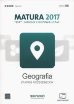 Okładka książki Geografia Matura 2017 Testy i arkusze Zakres rozszerzony