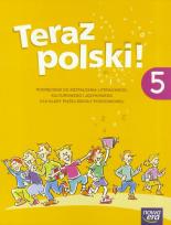 Okładka książki J.Polski SP 5 Teraz polski! Podr. NE