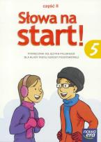 Okładka książki J.Polski SP 5/2 Słowa na Start Podr. NE