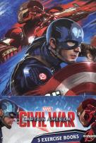 Opakowanie Kapitan Ameryka zestaw 3 zeszytów do ćwiczeń