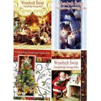 Okładka książki Kartka B6 Świąteczna MIX Boże Narodzenie AVANTI