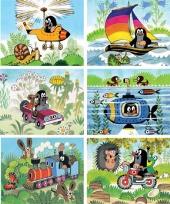 Opakowanie Klocki drewniane - Wycieczki Krecika 20 DINO