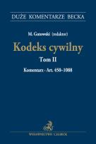 Okładka książki Kodeks cywilny Tom II Komentarz do art. 450-1088 Kodeks cywilny. Tom II. Komentarz do art. 450-108