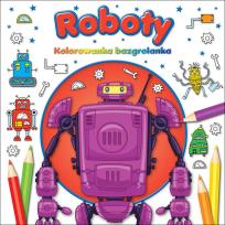 Okładka książki Kolorowanka bazgrolanka - Roboty
