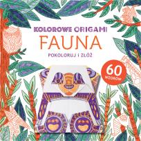 Okładka książki Kolorowanka z origami Fauna