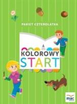 Okładka książki Kolorowy start. Czterolatek.Pakiet dla dziecka MAC
