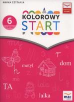 Okładka książki Kolorowy start Sześciolatek Nauka czytania