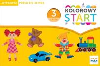 Opakowanie Kolorowy start Trzylatek Wyprawka Pobaw się ze mną w teczce