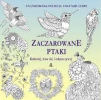 Okładka książki Koloruj, baw się i odpoczywaj. Zaczwrowane ptaki