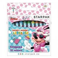 Opakowanie Kredki woskowe 12 kolorów Minnie
