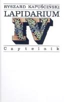 Okładka książki Lapidarium IV