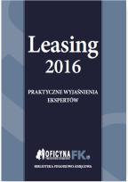 Okładka książki Leasing 2016