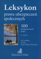 Okładka książki Leksykon prawa ubezpieczeń społecznych