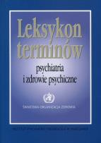 Opakowanie Leksykon terminów Psychiatria i zdrowie psychiczne