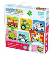 Opakowanie Little Planet - Połóweczki Pojazdy i zawody TREFL