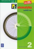 Okładka książki Matematyka wokół nas 2 Karty pracy dla ucznia część 2