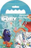 Opakowanie Mini kolorowanka z kredkami Gdzie jest Dory