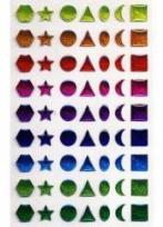 Opakowanie Naklejki 3D Kształty MAILDOR