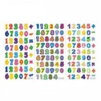 Opakowanie Naklejki Sticker BOO silver cyferki