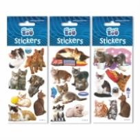 Opakowanie Naklejki Sticker BOO silver kotki