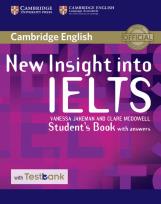 Okładka książki New Insight into IELTS Student's Book with answers