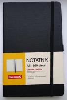 Opakowanie Notes A5/80 kratka Roma czarny