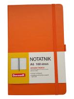 Opakowanie Notes A6/80 kratka Roma pomarańczowy