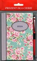 Opakowanie Notes Imienny Julia