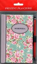 Opakowanie Notes imienny Weronika