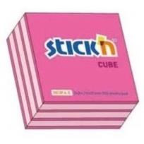 Okładka książki Notes samoprzylepny 76mmx76mm różowy neonowy 12 sztuk