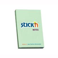 Opakowanie Notes samoprzylepny 76x51mm zielony pastel 12 sztuk
