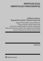 Okładka książki Nowelizacja ordynacji podatkowej