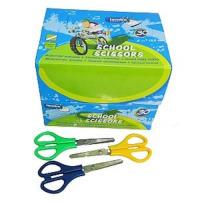 Opakowanie Nożyczki szkolne Lambo School z linijką 13,5cm 30 sztuk display