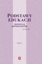 Okładka książki Podstawy edukacji T.5