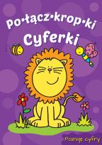 Okładka książki Połącz kropki - Cyferki (lew)