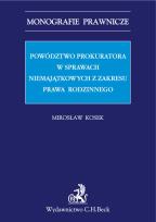 Okładka książki Powództwo prokuratora w sprawach niemajątkowych z zakresu prawa rodzinnego