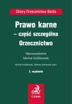 Okładka książki Prawo karne - część szczególna