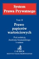 Okładka książki Prawo papierów wartościowych. System Prawa Prywatnego. Tom 18