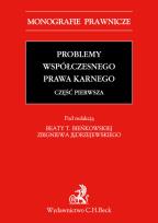 Opakowanie Problemy współczesnego prawa karnego. Część pierwsza Problemy współczesnego prawa karnego. Część pierwsza