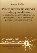 Okładka książki Proces zdrowienia chorych z afazją  poudarową