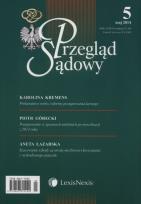 Opakowanie Przegląd Sądowy 5/2014
